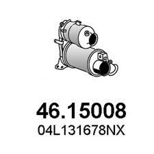 Ruß-/Partikelfilter, Abgasanlage ASSO MARMITTE SRL 46.15008 für Q3 2 2011-2018