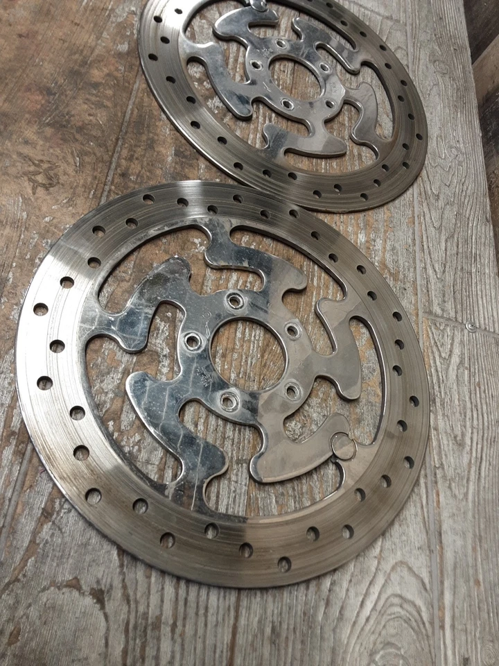 2008 Harley Davidson Electra Glide Ultra Front Disc Brake Rotors Pair BR-696 - Image 3 of 4