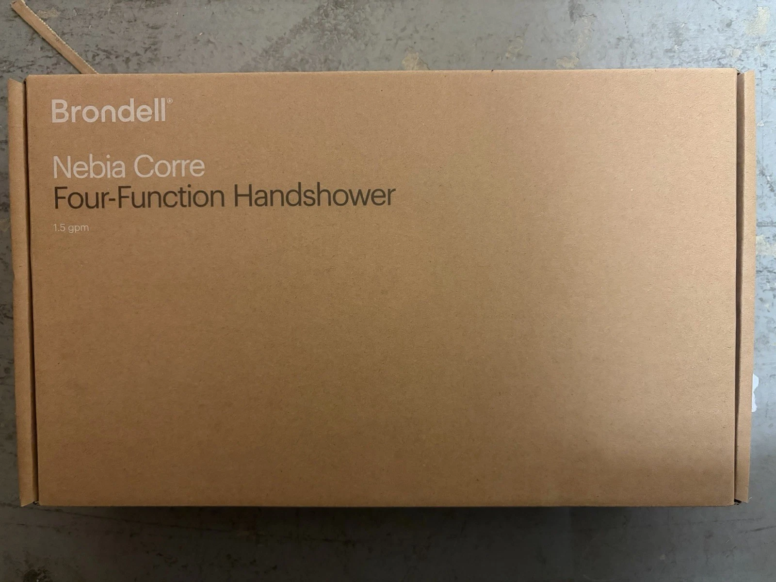 Brondell Nebia Corre Four-Function Hand Shower, Brushed Nickel New