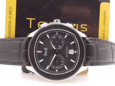 PIAGET POLO S CHRONO LIMITED EDITION AUTOMATIK CERAMIC BEZEL TOP CONDITION UHR
