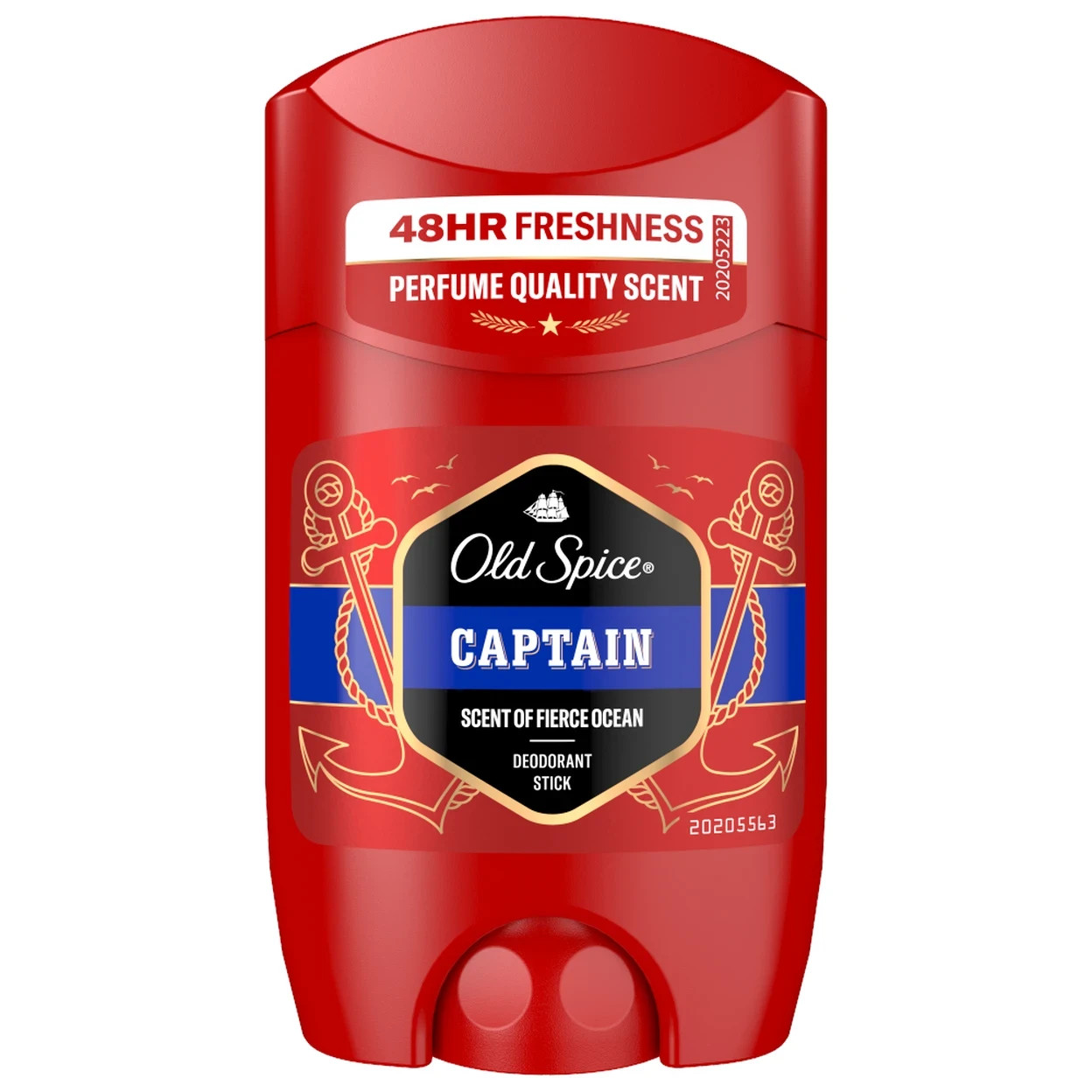Pack of 6 - Old Spice CAPTAIN Deodorant Stick - 48h Freshness | Premium - 50ml