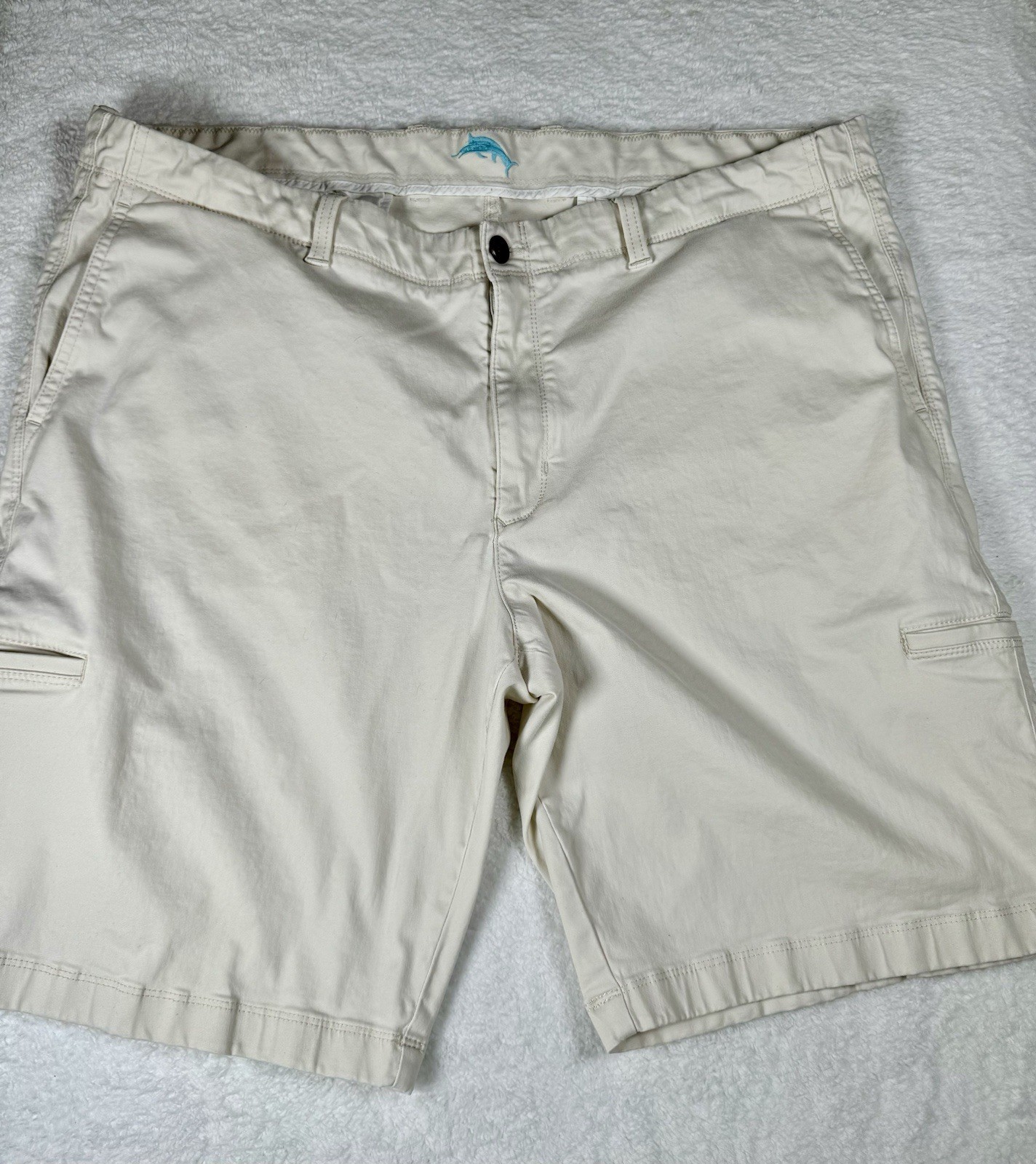 Tommy Bahama Flat Front Khaki Stretch Cotton Tencel 10