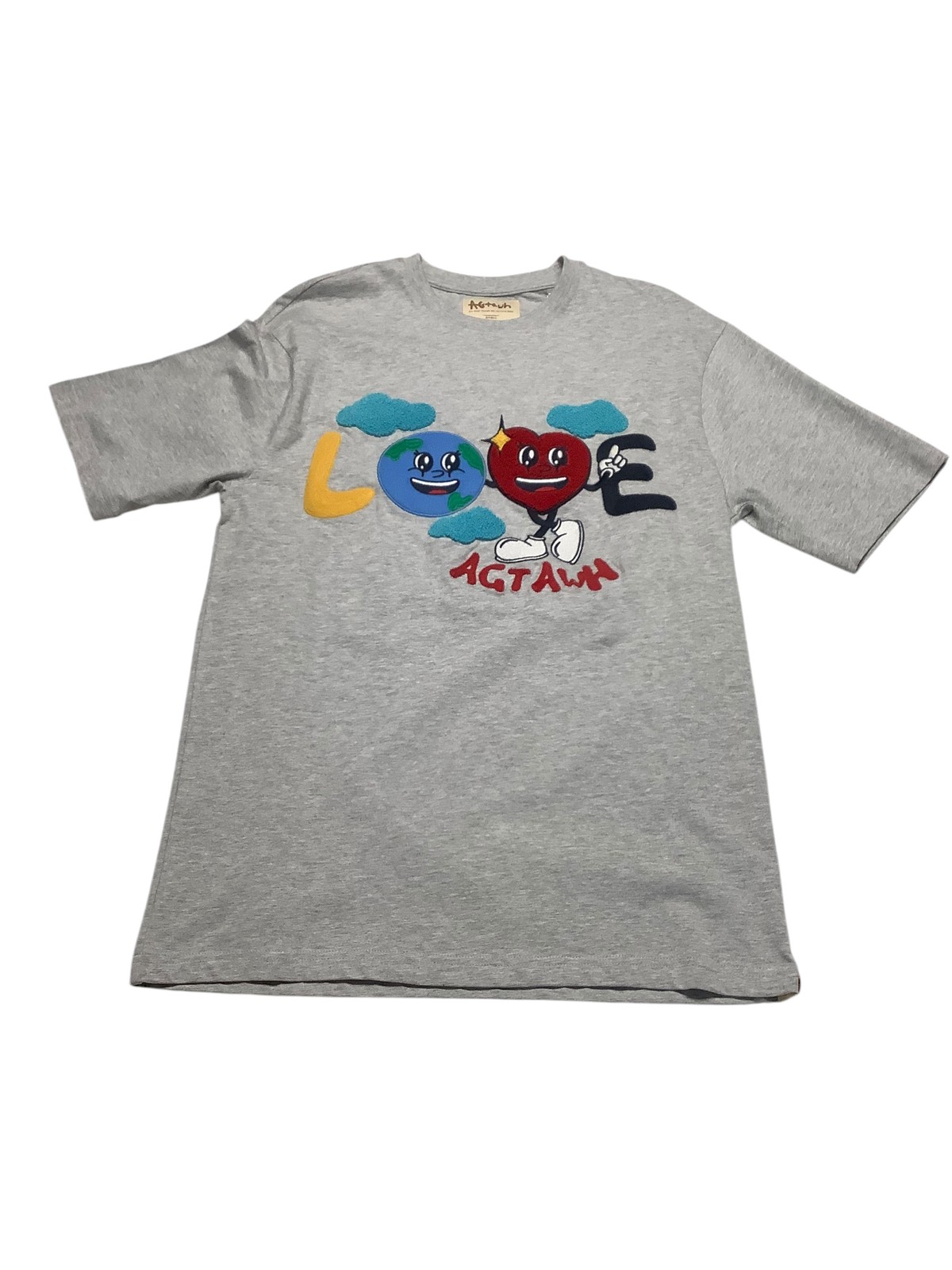 Здесь приветствуется Все Хорошее Что есть У Мужской футболки с Коротким Рукавом Маленькая Серая рубашка 2390₽