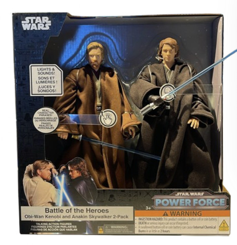 Disney Parks Star Wars Power Force Battle of Heroes Obi Skywaler New With Tag