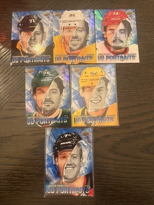 25-26 Upperdeck Series 1, 6 UD Portraits Cards, 2 Of Them Are Speckle