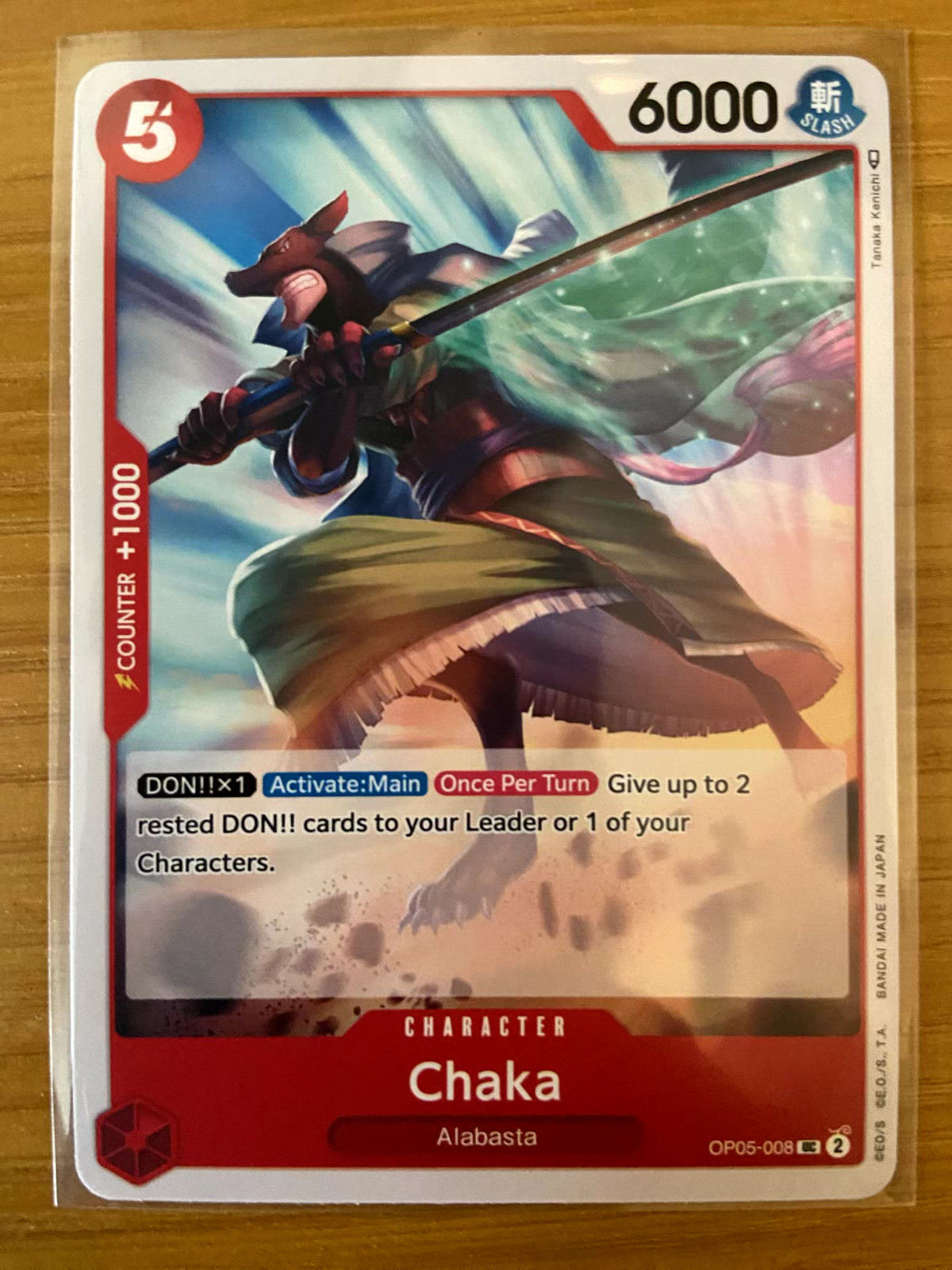 Chaka OP05-008 Awakening of the New Era Regular