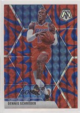 2019-20 Panini Mosaic Reactive Blue Prizm Dennis Schroder #163 yh2