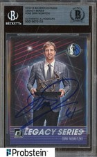 Dirk Nowitzki HOF Signed 2018-19 Panini Legacy Series #DN3 BGS BAS AUTO