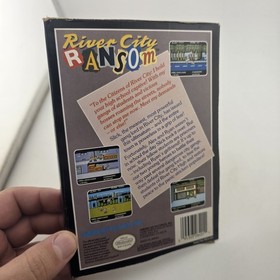 River City Ransom - Box Only - Nintendo NES - Rental Case  - Authentic (No Game)