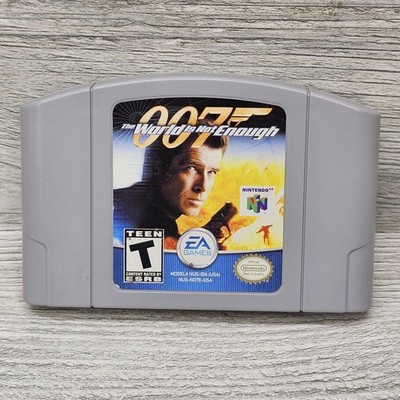007 The World Is Not Enough N64 Nintendo 64 Authentic Grey