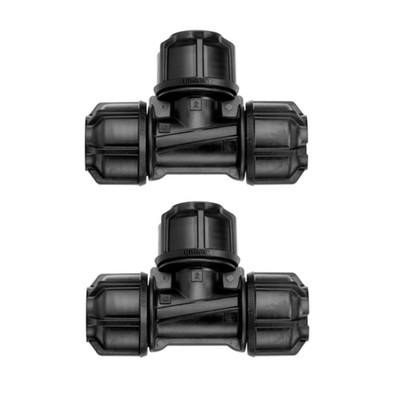 2 x Philmac 98932200 3G metrisch (imperial) gleiches T-Stück 20 mm (1/2'') 9322 (2er-Packung) NEU