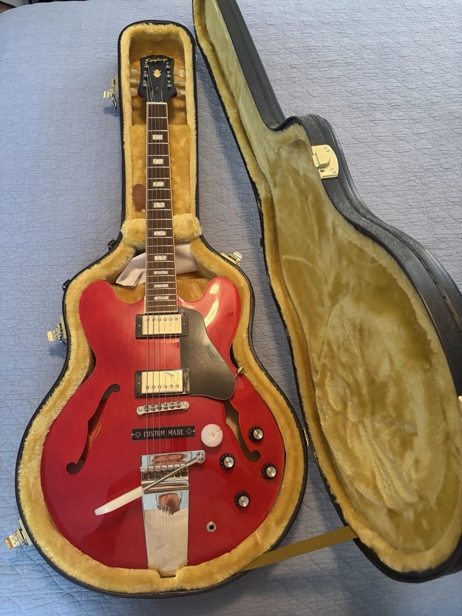Epiphone Red Semi-Hollow Electric Guitars for sale | eBay