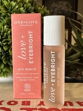 One Love Organics Love + Eyebright Eye Serum Exp 11/2025 0.27oz/8mL