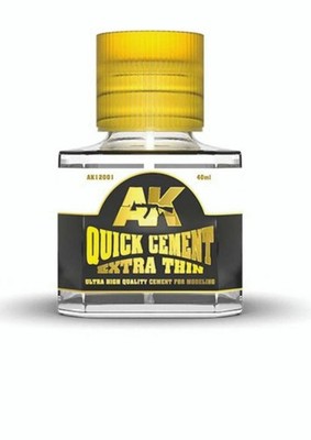 AK Quick Cement 40 ml mit Pinselapplikator (extra dünn)