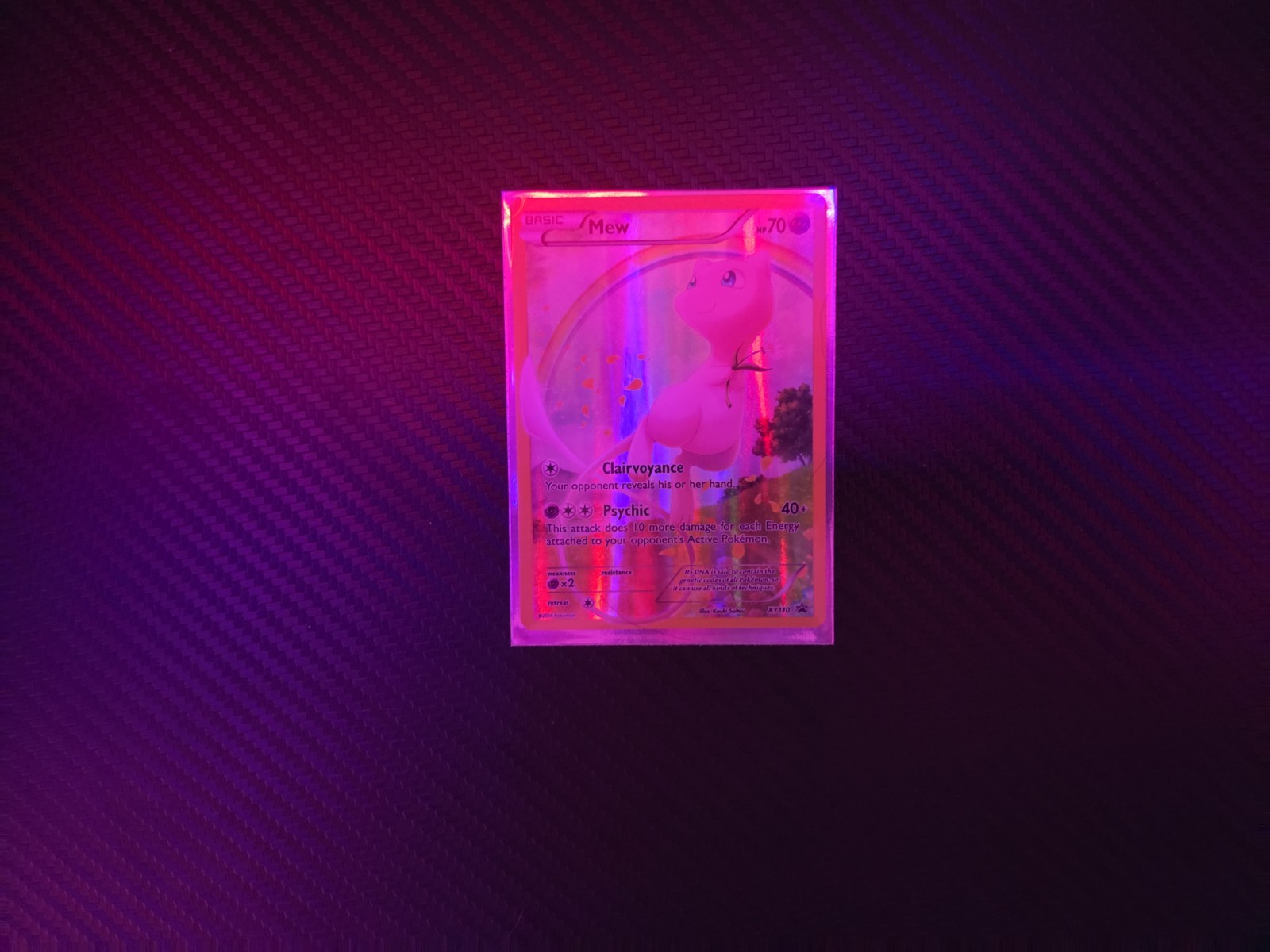 Pokemon TCG Mew XY110 Holo Card XY Generations Promo LP