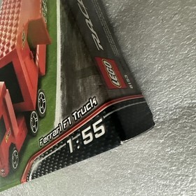 Lego 8153  Racers: Ferrari F1 Truck NISB. Very minor shelf wear