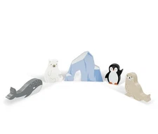 Target Christmas 5 Piece Winter Animals Wood Play Set Bullseye Playground 2025