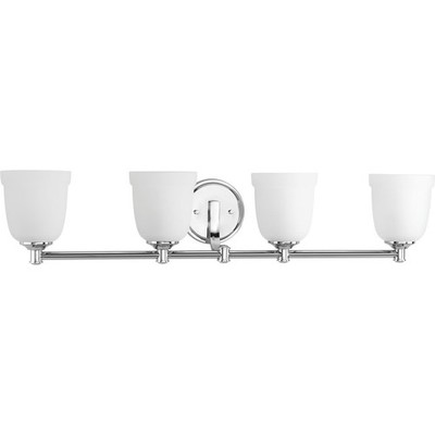 Progress Lighting P300060 Topsail 4 Light 33-1/2''W Bathroom - Chrome