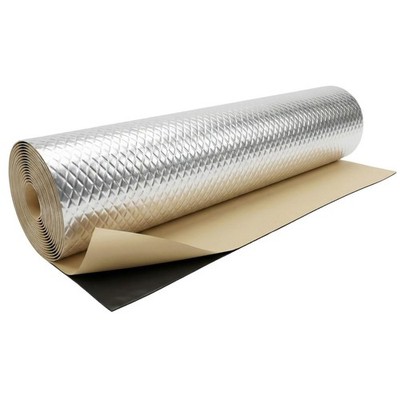 Alubutyl 2mm Dämmmatte 2m², Schalldämmung, Schallschutz für KFZ, 50x400cm Selbst