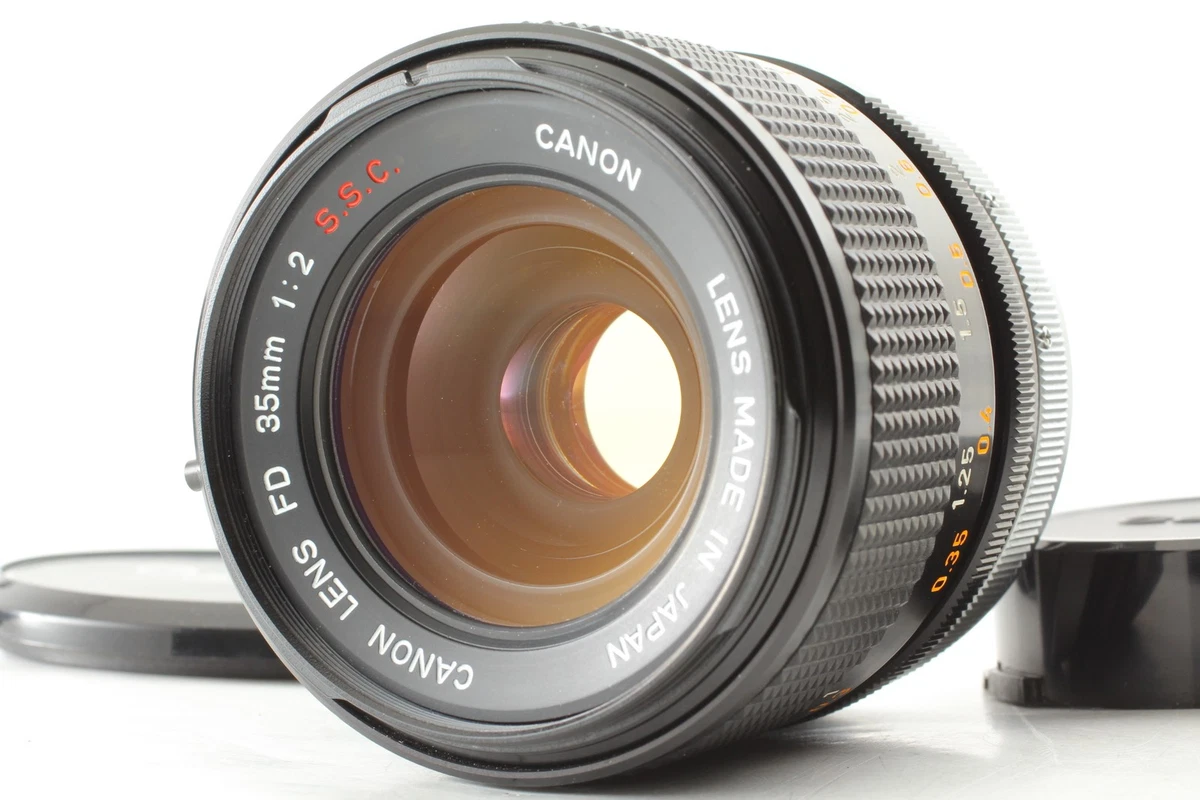 [レア Oマーク] Canon FD 35mm f/2 S.S.C. 管理A44 Canon Lens FD 35mm F2 Oマーク レビュー作例 希少前玉凹み キヤノンの