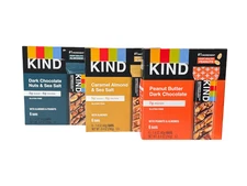 KIND Nut Bar Variety Pack Dark Chocolate Nuts and Sea Salt Caramel Almond