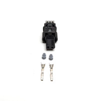 2 wire LED DRL Pigtail  Fuel Injector Adapter Connector For Mercedes BMW