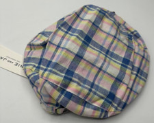 NEW Janie and Jack Plaid Newsboy Hat Purple Yellow Easter Size 2T-3 24 B16