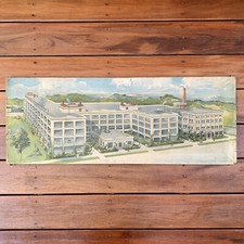 LARGE ca.1920 Corona Typewriter Factory Painting Antique  Vtg Machine a Ecrire thumbnail