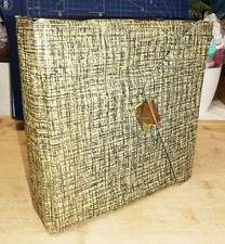 Vinyl Single retro Bag, Tasche, Reise-Case, Koffer mit 24 Einlege-Folien, Hüllen