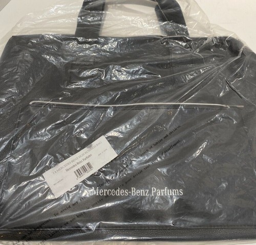 Men's Mercedes Benz Sign Business Bag Mercedes-Benz Parfume Black Faux new - Picture 8 of 11