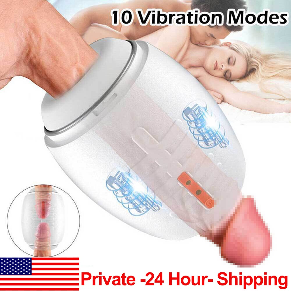 Automatic Hands-Free Male Masturbation Cup with Telescopic Heating Stroker for Men  