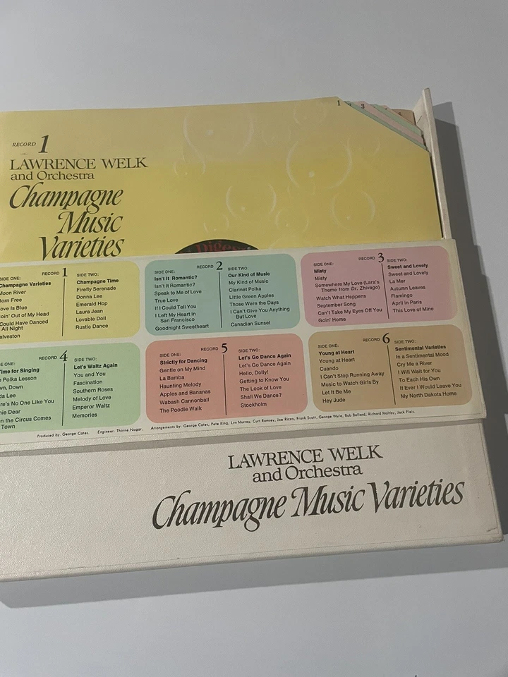 Lawrence Welk & Orchestra Readers Digest 6 record vinyl set 1970 - Image 4 of 4