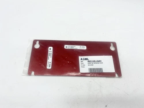 ASML 4022.635.43491 cover top interface plate
