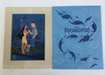 Disney Store Exclusive Commemorative Lithograph Print 1995
