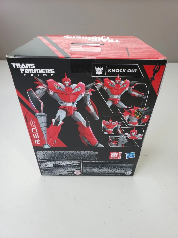 TRANSFORMERS R.E.D. Prime  Knock Out  6" inch Action Figure by Hasbro 2021 - Image 2 of 4