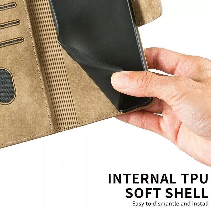 Love Cat Card Wallet Phone Case For Oppo A98 A58 A78 A17 A55 A53S A16 A98 A53S - Image 3 of 4