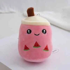 bubble waterm tea cup plush  keychain great for backpacks, bags, keys, gift idea