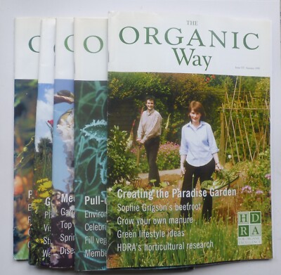 5 Issues of The Organic Way Magazine 1999-2000