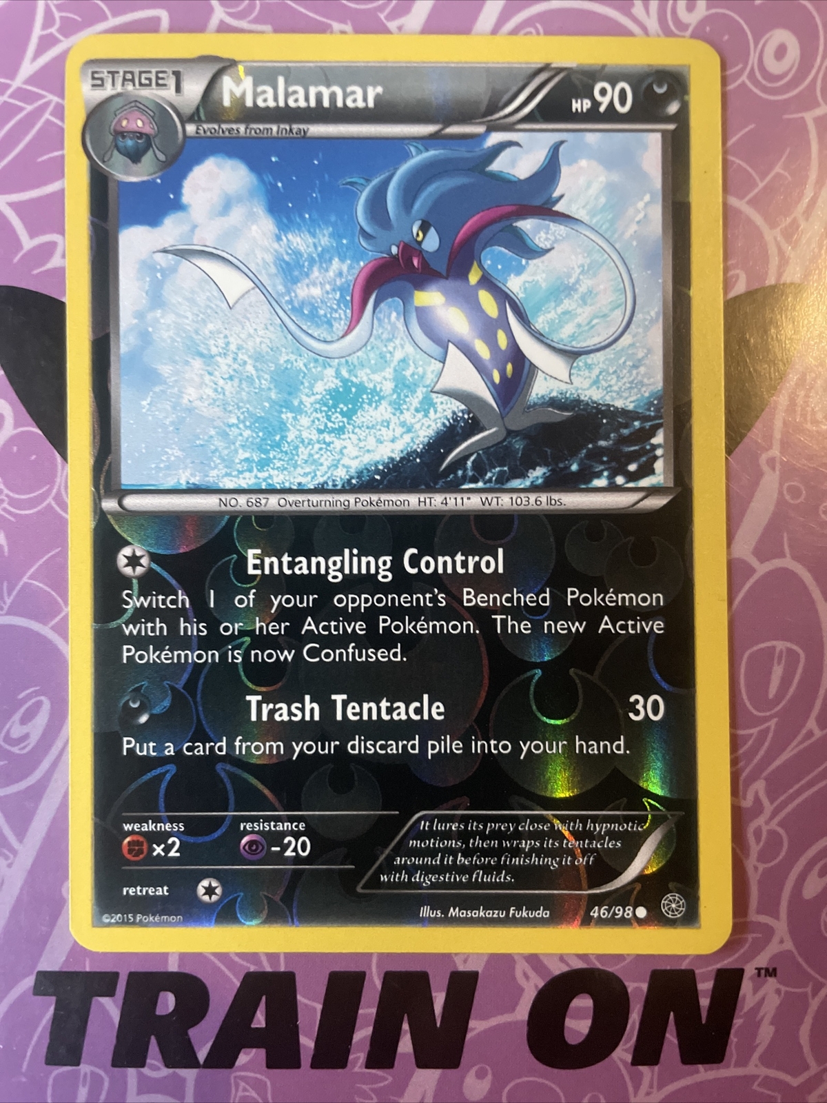 Malamar 46/98 Reverse Holo - Ancient Origins 2015