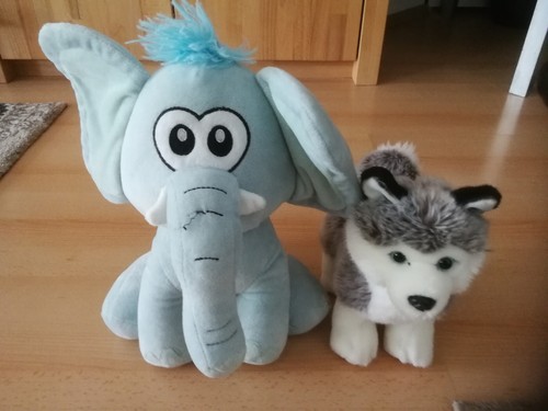 Kuscheltiere Sammlung und Handpuppe (Stofftiere Plüschtiere Delfin Katze) - Bild 7 von 10
