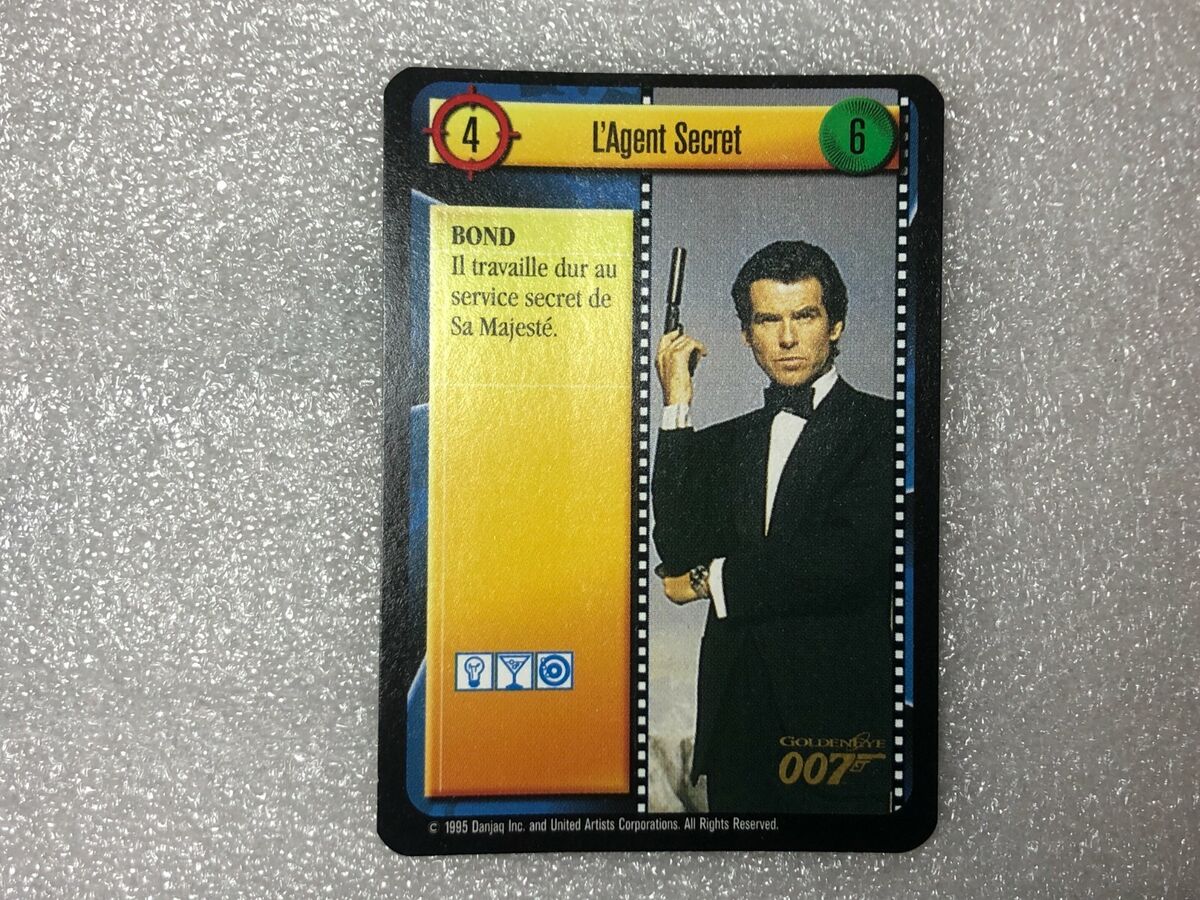 JCC Card JAMES BOND 007 GOLDENEYE Carte MITRAILLETTE