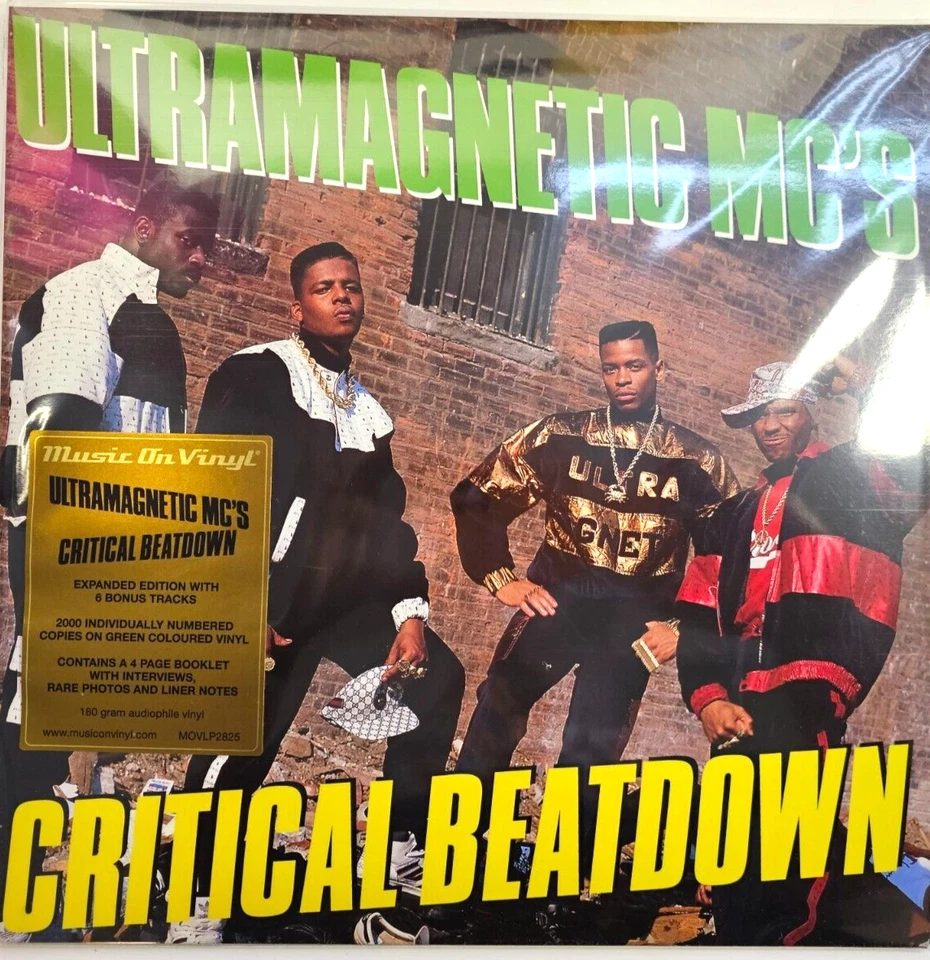 Ultramagnetic MC's Critical Beatdown 2 x LP Album vinyl record numbered green - Image 2 of 4