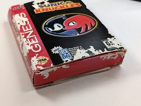 *poor condition* Sonic & Knuckles Sega Genesis in box authentic