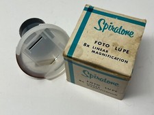 Spiratone Foto Photo Lupe 8x Linear Magnification