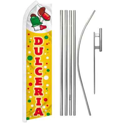 Dulceria Swooper Flutter Feather Advertising Flag Kit Candy