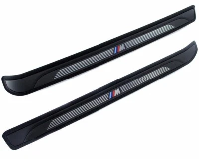 BMW Genuine M Sport Door Sill Trim Strip Retrofit Kit E81 E82 Left + Right NEW - Bild 1 von 4