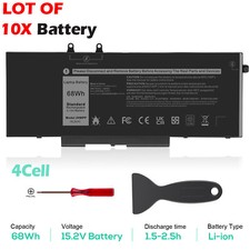 LOT 1-30X 3HWPP Battery For Dell Latitude 5501 5401 5511 5510 5411 5410 68Wh