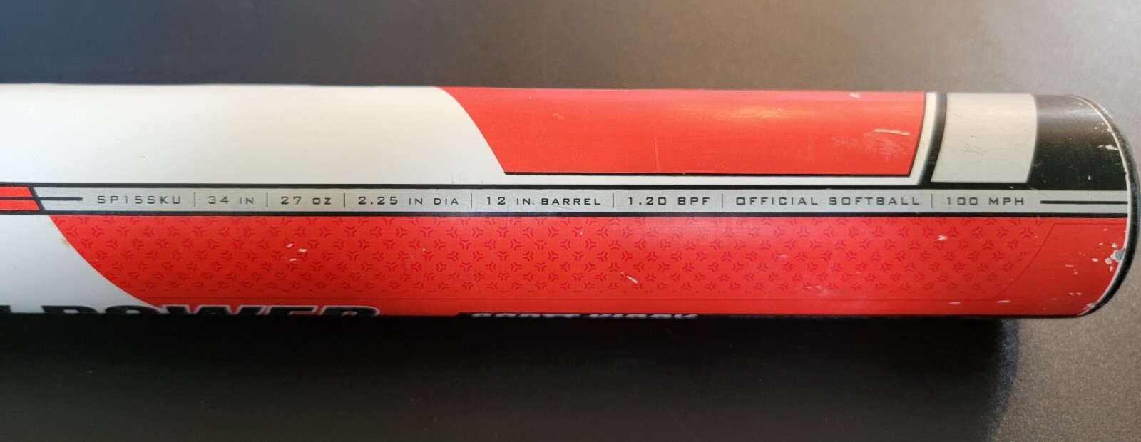 Easton Raw Power Scott Kirby End Loaded USSSA Slow-Pitch Softball Bat