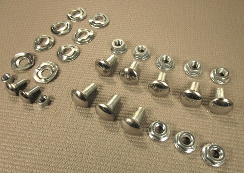 1965-1968 FORD MUSTANG BUMPER BOLT 28PCS KIT FRONT & REAR TOP QUALITY BRAND NEW - 第 1/4 張圖片