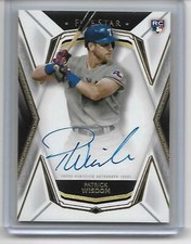 Patrick Wisdom 2019 Topps Five Star THICK RC On Card Auto Rookie CUBS Autograph